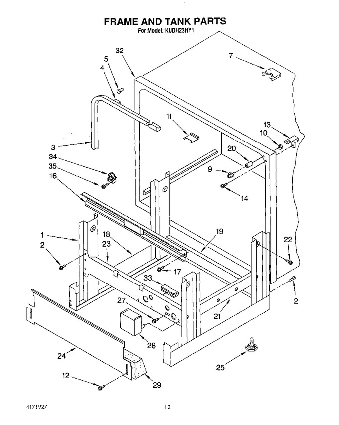 Diagram for KUDH23HY1