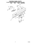 Diagram for 02 - Control Panel Parts