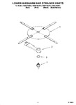 Diagram for 04 - Lower Washarm And Strainer Parts