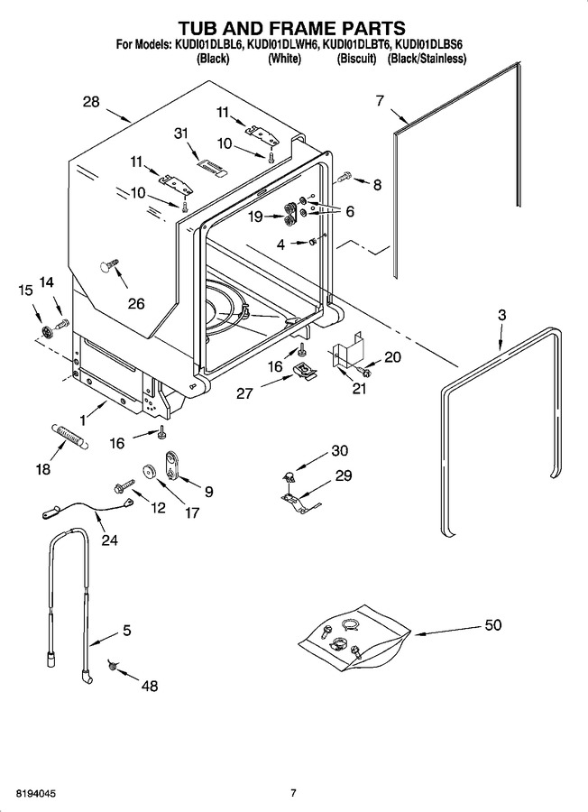 Diagram for KUDI01DLWH6