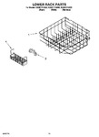 Diagram for 11 - Lower Rack Parts