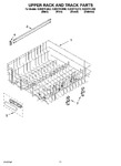 Diagram for 09 - Upper Rack And Track Parts