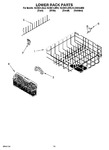 Diagram for 11 - Lower Rack Parts