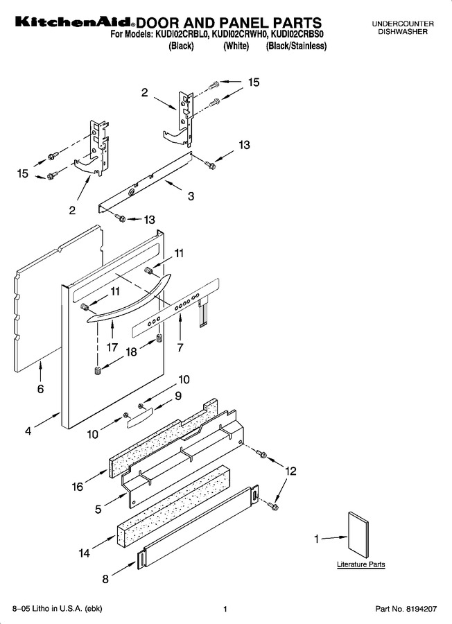 Diagram for KUDI02CRWH0
