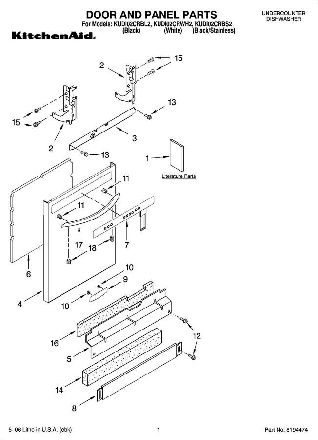 Diagram for KUDI02CRBL2