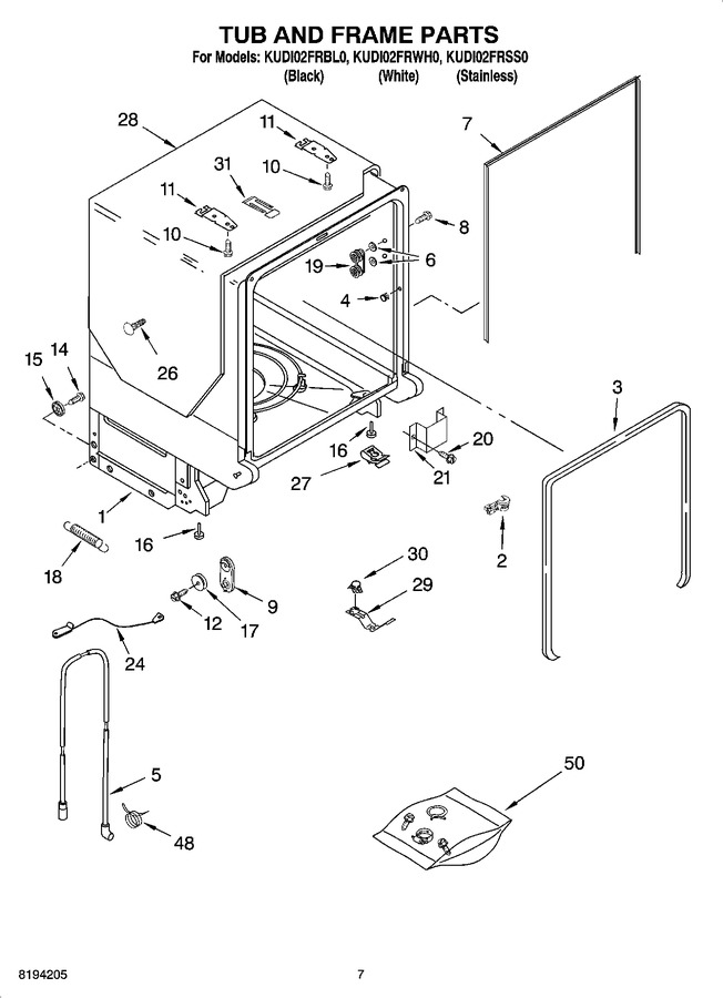 Diagram for KUDI02FRBL0