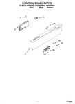 Diagram for 02 - Control Panel Parts