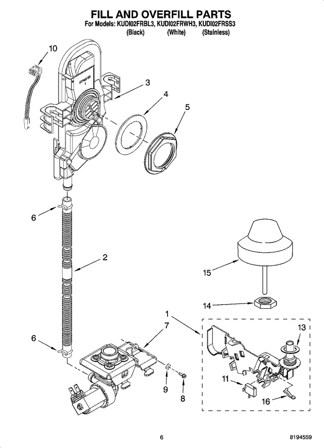 Diagram for KUDI02FRBL3