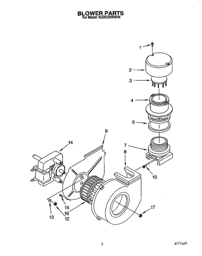 Diagram for KUDI220WWH4
