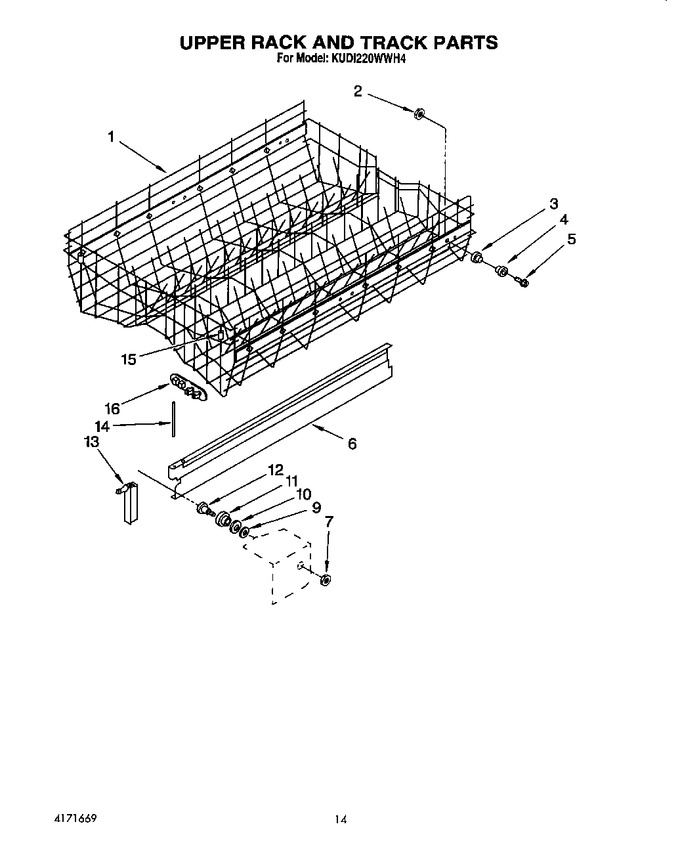 Diagram for KUDI220WWH4