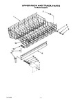 Diagram for 11 - Upper Rack And Track