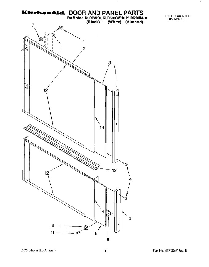Diagram for KUDI230BW0