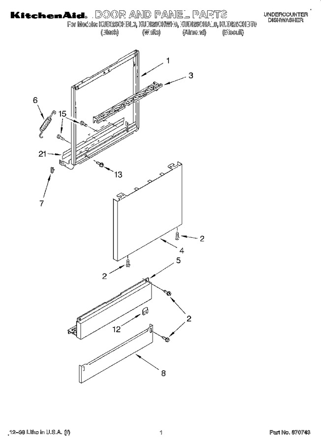 Diagram for KUDI25CHBT0