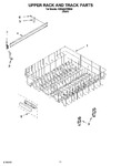Diagram for 09 - Upper Rack And Track Parts