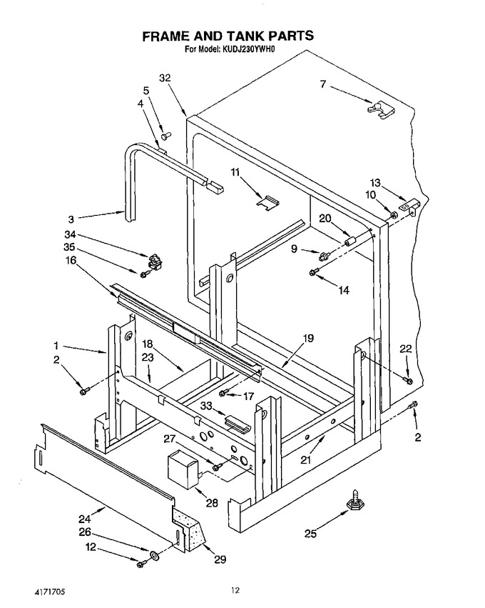 Diagram for KUDJ230YWH0