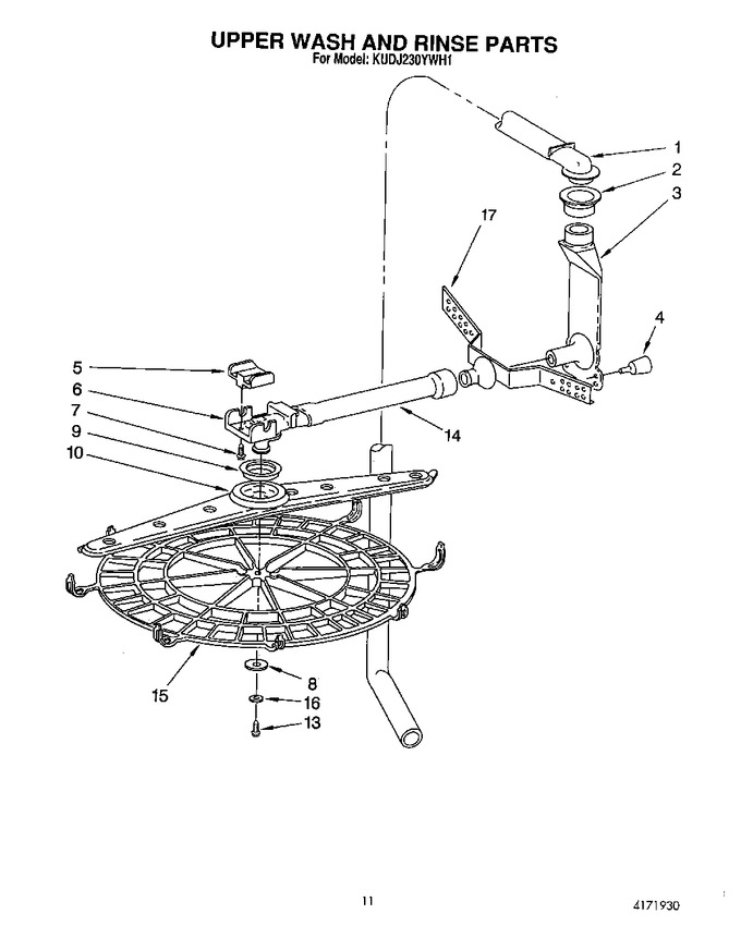 Diagram for KUDJ230YWH1