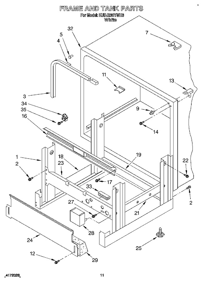 Diagram for KUDJ230YWH3