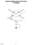 Diagram for 04 - Lower Washarm And Strainer Parts