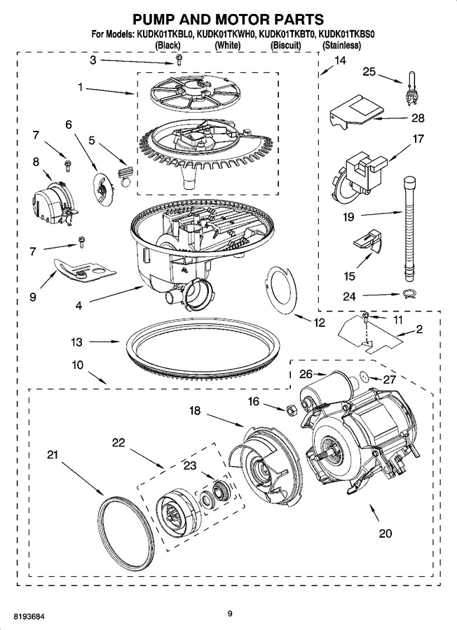 Diagram for KUDK01TKWH0