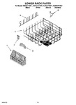 Diagram for 10 - Lower Rack Parts