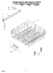 Diagram for 09 - Upper Rack And Track Parts