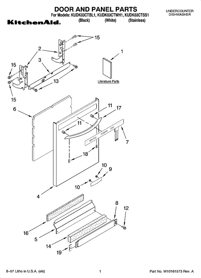 Diagram for KUDK03CTWH1