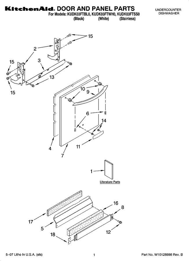 Diagram for KUDK03FTBL0