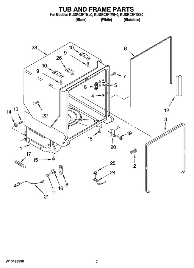 Diagram for KUDK03FTBL0