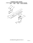 Diagram for 02 - Control Panel Parts