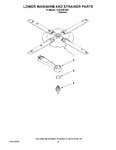 Diagram for 11 - Lower Washarm And Strainer Parts