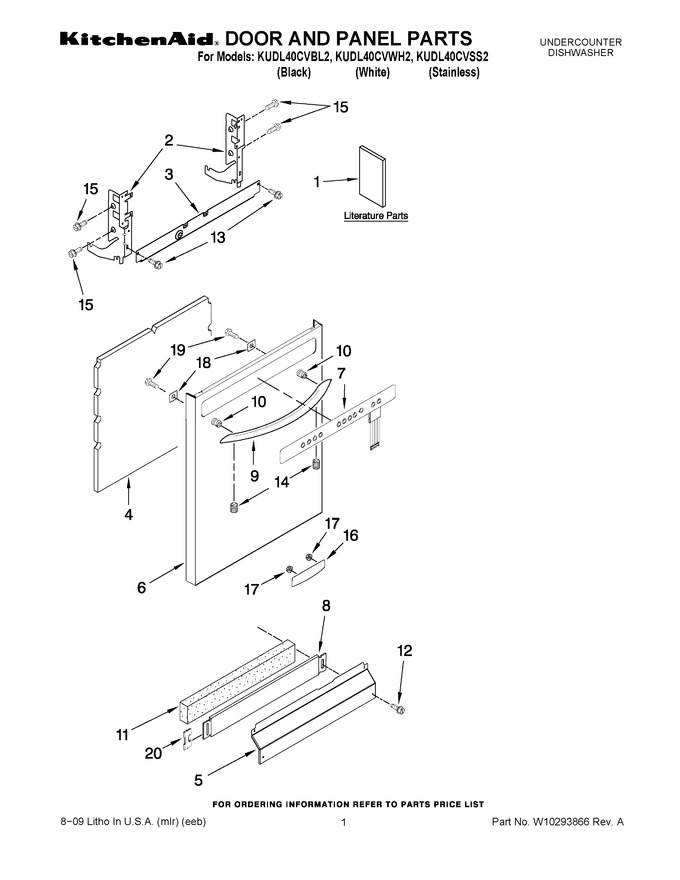 Diagram for KUDL40CVBL2