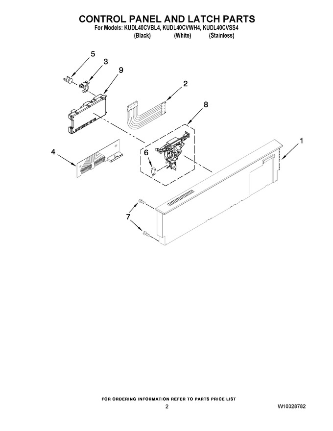 Diagram for KUDL40CVWH4