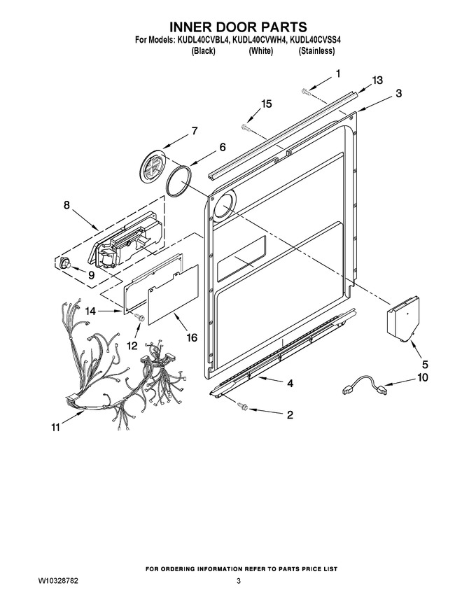 Diagram for KUDL40CVWH4