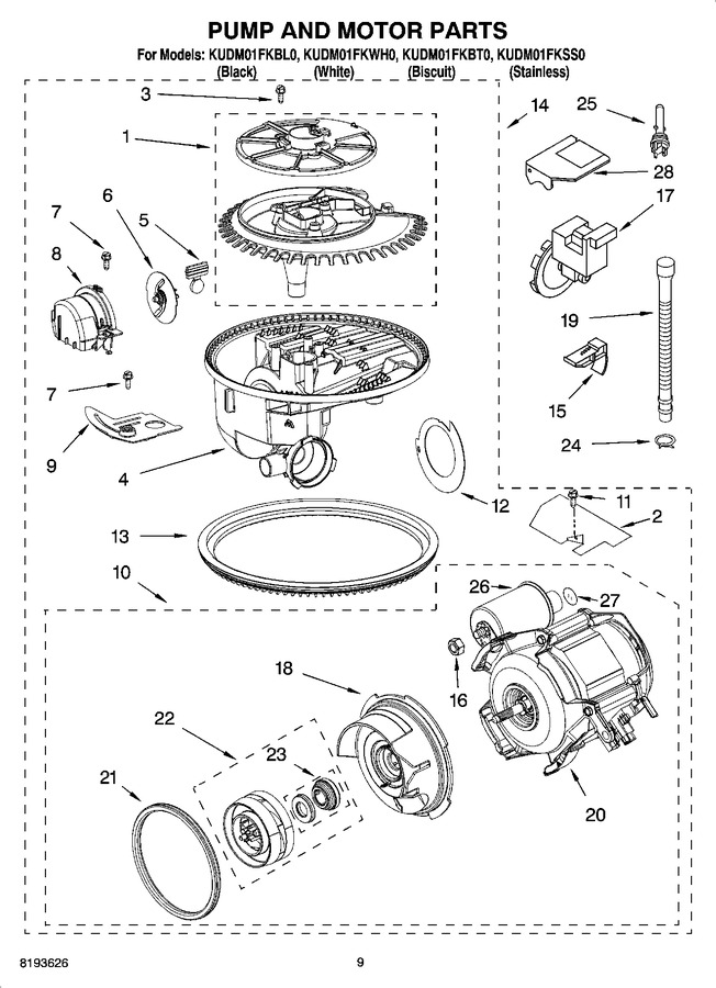 Diagram for KUDM01FKBT0