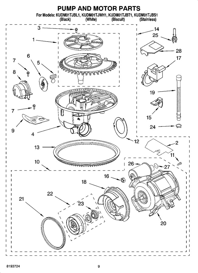 Diagram for KUDM01TJBL1