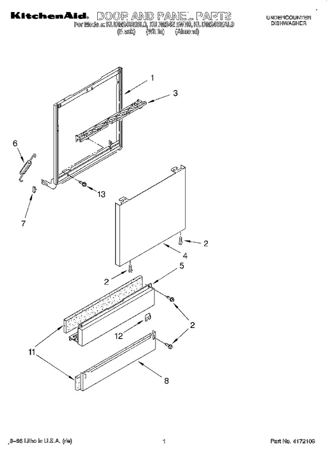 Diagram for KUDM24SEAL0