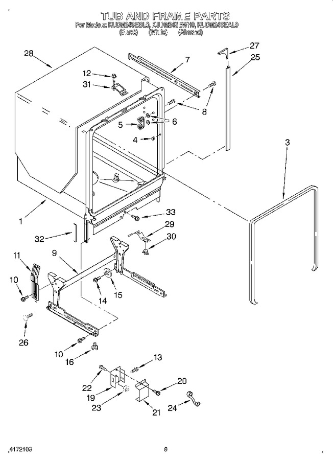 Diagram for KUDM24SEAL0