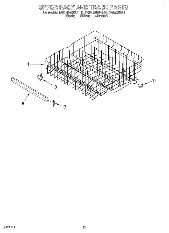 Diagram for KUDM24SEWH1
