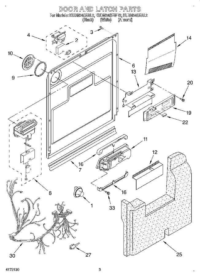 Diagram for KUDM24SEWH2