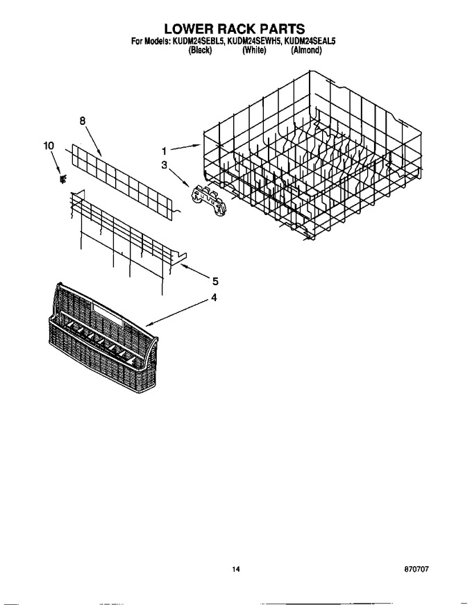 Diagram for KUDM24SEAL5