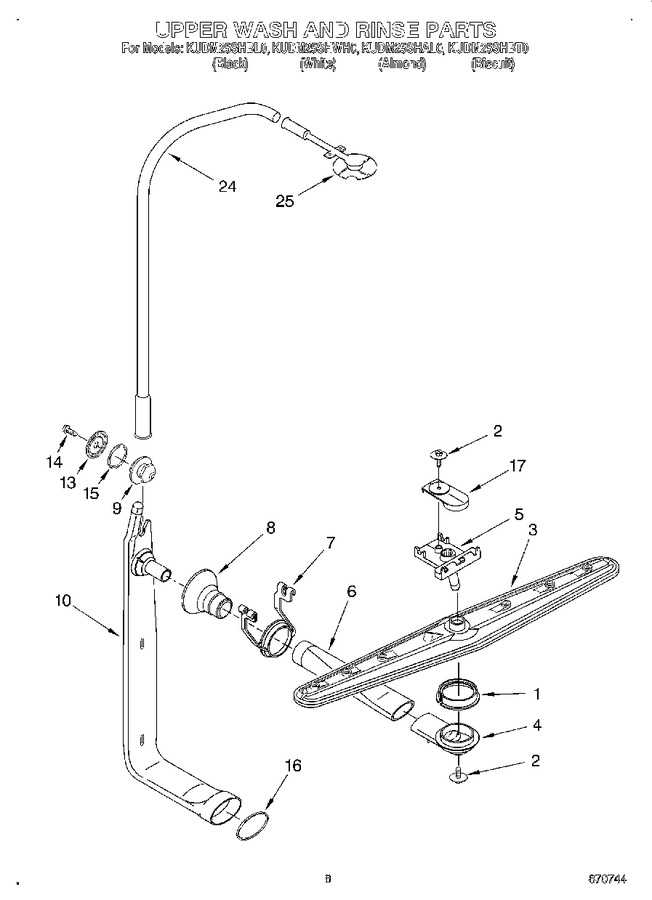 Diagram for KUDM25SHWH0