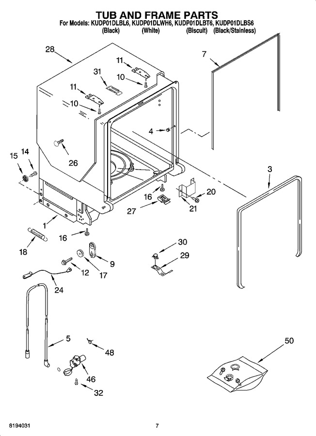Diagram for KUDP01DLBT6