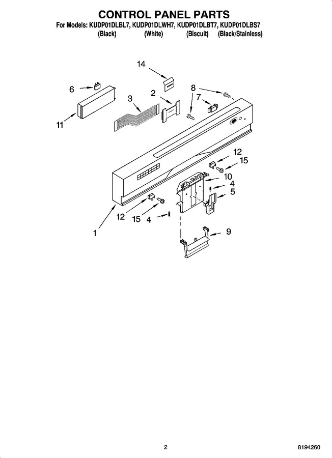 Diagram for KUDP01DLBL7