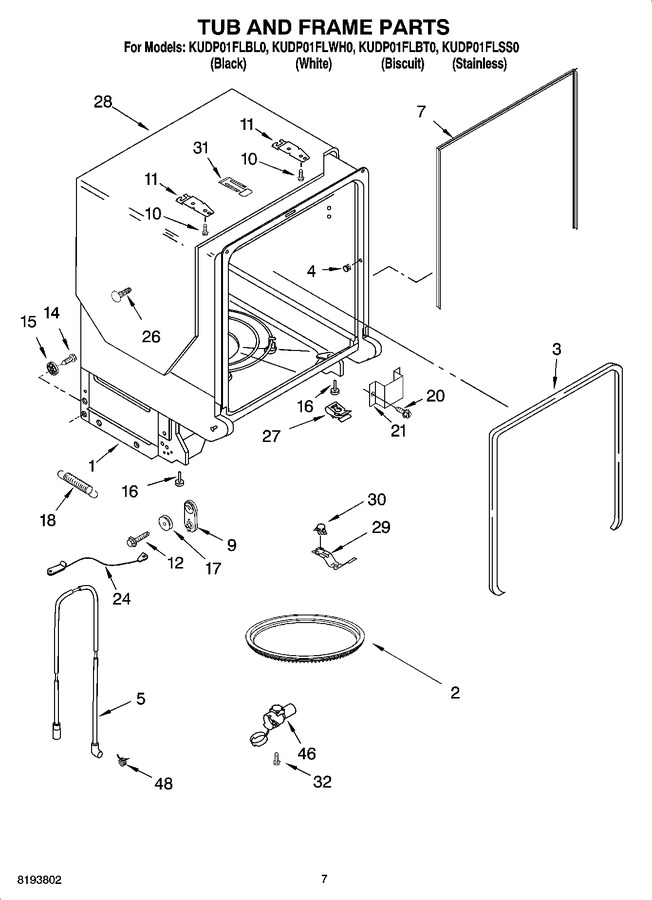 Diagram for KUDP01FLWH0