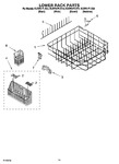 Diagram for 10 - Lower Rack Parts
