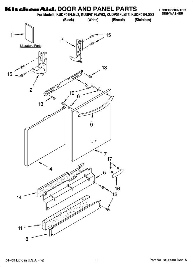 Diagram for KUDP01FLBT3
