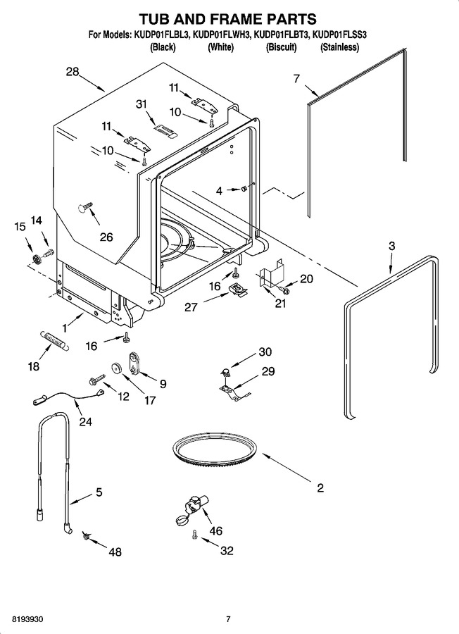Diagram for KUDP01FLBL3