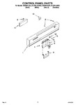 Diagram for 02 - Control Panel Parts