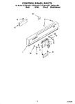 Diagram for 02 - Control Panel Parts