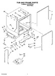 Diagram for 07 - Tub And Frame Parts